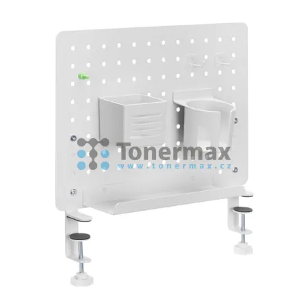 Kancelářský stolní organizér Powerton Ergo Pegboard, upínací, šedý