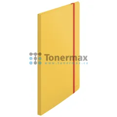 Katalogová kniha LEITZ Cosy A4, 20 kapes, žlutá