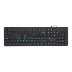 Klávesnice Powerton Life Slim WPK102B, drátová, USB, CZ/SK, černá