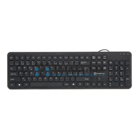 Klávesnice Powerton Life Slim WPK102B, drátová, USB, CZ/SK, černá