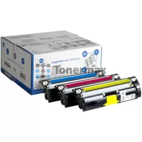 Konica Minolta A00W012, 1710595-001, sada barevných tonerů, poškozený obal