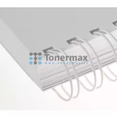 Kovové (drátěné) hřbety 2:1" RENZ 6,9 mm, bílé, 100 ks