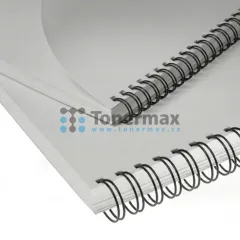 Kovové (drátěné) hřbety 3:1" Eurosupplies 12,7 mm, černé, 100 ks