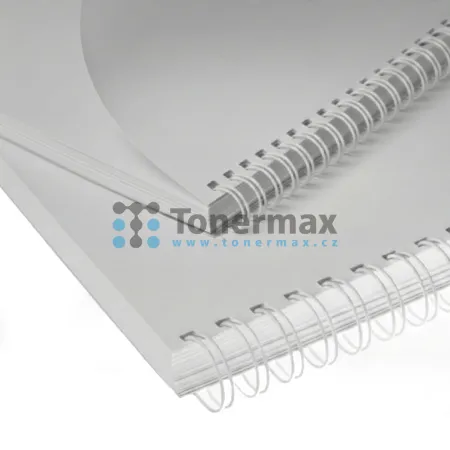 Kovové (drátěné) hřbety 3:1" Eurosupplies 8 mm, bílé, 100 ks