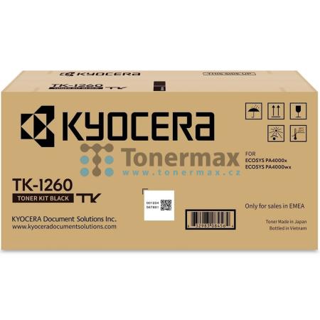 Kyocera TK-1260, TK1260, originální toner pro tiskárny Kyocera ECOSYS PA4000wx, ECOSYS PA4000x