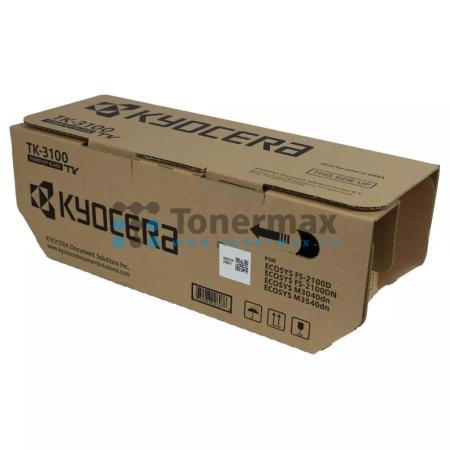 Kyocera TK-3100, TK3100, originální toner pro tiskárny Kyocera ECOSYS FS-2100D, ECOSYS FS-2100DN, ECOSYS M3040dn, ECOSYS M3540dn, FS-2100D, FS-2100DN