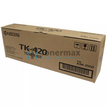 Kyocera TK-420, TK420, originální toner pro tiskárny Kyocera KM-2550, kompatibilní také s Triumph Adler DC 2125, DC2125, Utax CD 1125, CD1125