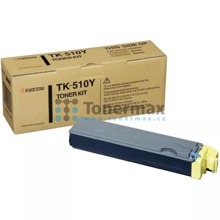 Kyocera TK-510Y, TK510Y, originální toner pro tiskárny Kyocera ECOSYS FS-C5020N, ECOSYS FS-C5025N, ECOSYS FS-C5030N, FS-C5020N, FS-C5025N, FS-C5030N