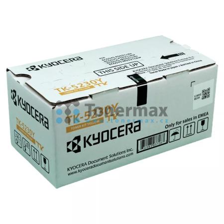 Kyocera TK-5230Y, TK5230Y, originální toner pro tiskárny Kyocera ECOSYS M5521cdn, ECOSYS M5521cdw, ECOSYS P5021cdn, ECOSYS P5021cdw