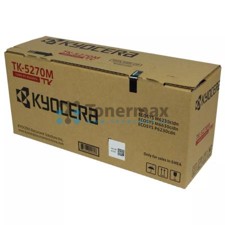 Kyocera TK-5270M, TK5270M, originální toner pro tiskárny Kyocera ECOSYS M6230cidn, ECOSYS M6630cidn, ECOSYS P6230cdn