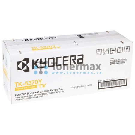 Kyocera TK-5370Y, TK5370Y, originální toner pro tiskárny Kyocera ECOSYS MA3500cifx, ECOSYS MA3500cix, ECOSYS PA3500cx