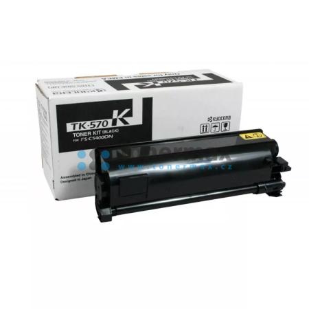 Kyocera TK-570K, TK570K, poškozený obal, originální toner pro tiskárny Kyocera ECOSYS FS-C5400DN, ECOSYS P7035cdn, FS-C5400DN
