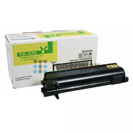 Kyocera TK-570Y, TK570Y, originální toner pro tiskárny Kyocera ECOSYS FS-C5400DN, ECOSYS P7035cdn, FS-C5400DN