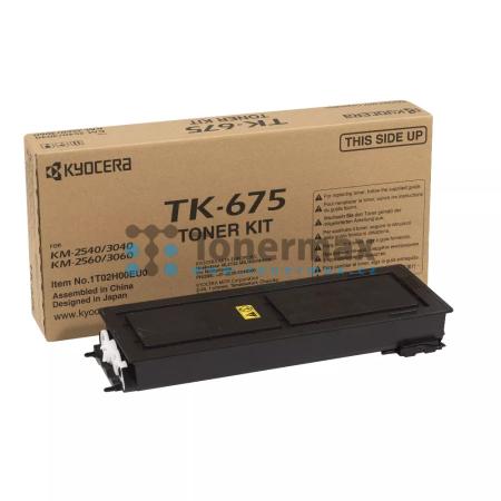 Kyocera TK-675, TK675, poškozený obal, originální toner pro tiskárny Kyocera KM-2540, KM-2560, KM-3040, KM-3060