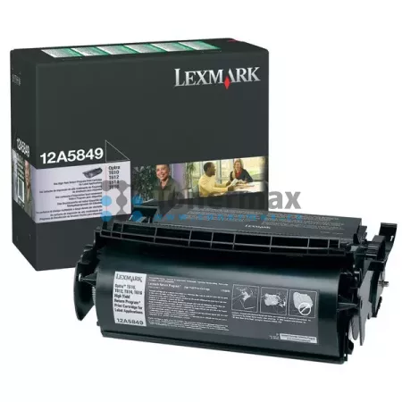 Toner Lexmark 12A5849, Return Program, pro tisk etiket
