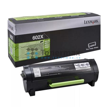 Lexmark 60F2X00, 602X, Return Program, originální toner pro tiskárny Lexmark MX510de, MX511de, MX511dhe, MX511dte, MX611de, MX611dhe