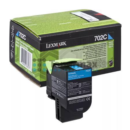 Lexmark 702C, 70C20C0, Return Program, originální toner pro tiskárny Lexmark CS310dn, CS310n, CS410dn, CS410dtn, CS410n, CS510de, CS510dte