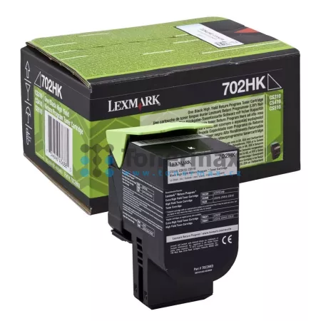 Toner Lexmark 702HK, 70C2HK0, Return Program