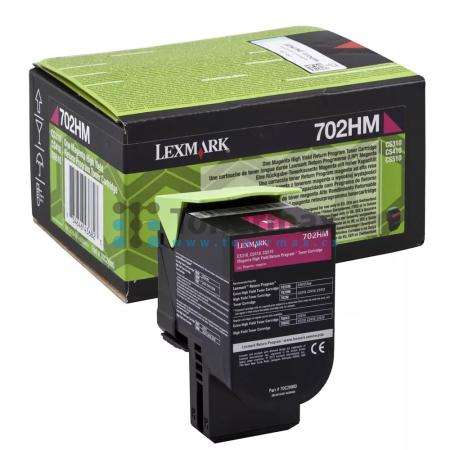 Lexmark 702HM, 70C2HM0, Return Program, originální toner pro tiskárny Lexmark CS310dn, CS310n, CS410dn, CS410dtn, CS410n, CS510de, CS510dte