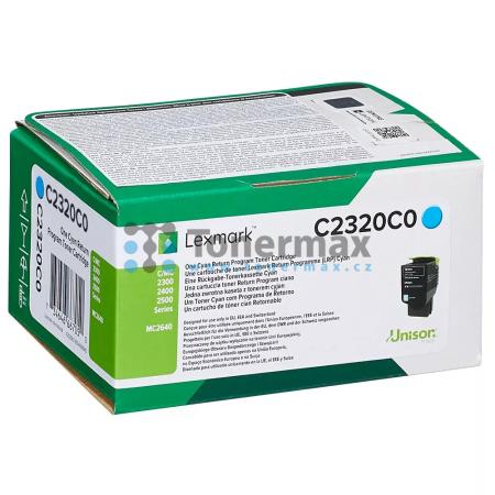 Lexmark C2320C0, Return Program, originální toner pro tiskárny Lexmark C2425, C2425dw, C2535, C2535dw, MC2425, MC2425adw, MC2535, MC2535adwe, MC2640, MC2640adwe