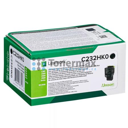 Lexmark C232HK0, Return Program, originální toner pro tiskárny Lexmark C2425, C2425dw, C2535, C2535dw, MC2425, MC2425adw, MC2535, MC2535adwe, MC2640, MC2640adwe