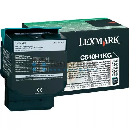 Lexmark C540H1KG, Return Program, originální toner pro tiskárny Lexmark C540n, C543dn, C544dn, C544dtn, C544dw, C544n, C546dtn, X543dn, X544dn, X544dtn, X544dw, X544n, X546dtn, X548de, X548dte