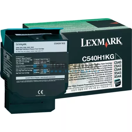 Toner Lexmark C540H1KG, Return Program