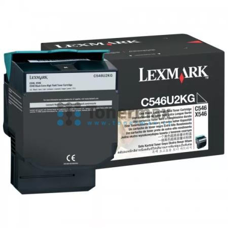 Lexmark C546U2KG, originální toner pro tiskárny Lexmark C546dtn, X546dtn, X548de, X548dte