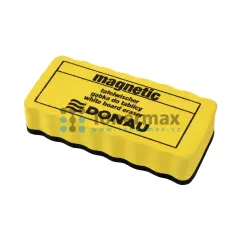 Magnetická mazací houba na bílé tabule Donau, 110x57x24 mm, žlutá
