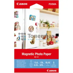 Magnetický fotopapír Canon MG-101, 10x15 cm, lesklý, 670 g/m2, 5 ks