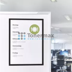 Magnetický rámeček Magnetoplan Magnetofix A4 černý, 5 ks