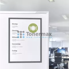 Magnetický rámeček Magnetoplan Magnetofix A4 šedý, 5 ks