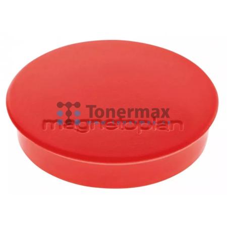 Magnety Magnetoplan Discofix standard 30 mm, barva červená, 10 ks