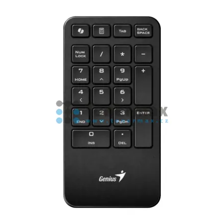 Numerická klávesnice Genius NumPad 1000, bezdrátová, USB, černá