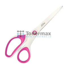 Nůžky Leitz WOW, titan, 205 mm, bílo-růžové