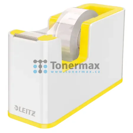 Odvíječ lepicí pásky LEITZ WOW, bílo-žlutý