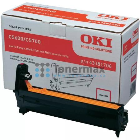 OKI 43381706, obrazový válec originální pro tiskárny OKI C5600, C5600dn, C5600n, C5700, C5700dn, C5700n
