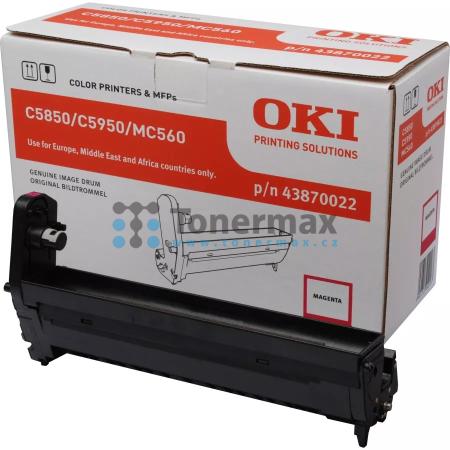 OKI 43870022, obrazový válec originální pro tiskárny OKI C5850, C5850dn, C5850n, C5950, C5950cdtn, C5950dn, C5950dtn, C5950n, MC560, MC560n