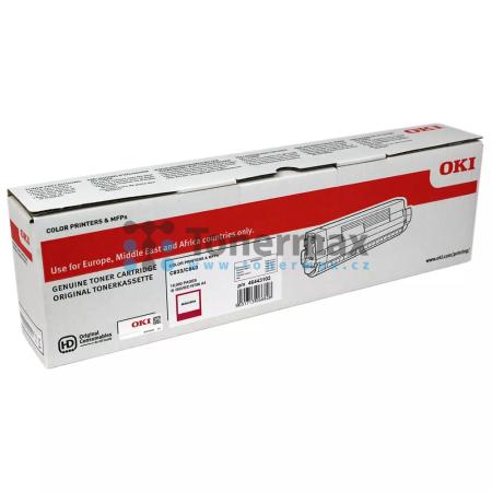 OKI 46443102, originální toner pro tiskárny OKI C833, C833dn, C833n, C843, C843dn, C843n