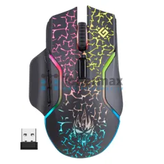 Optická herní myš Defender Oneshot GM-067, bezdrátová, 3200 DPI, USB, černá