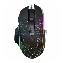 Optická herní myš Defender Syberia GM-680L, drátová, 3200 DPI, USB, černá