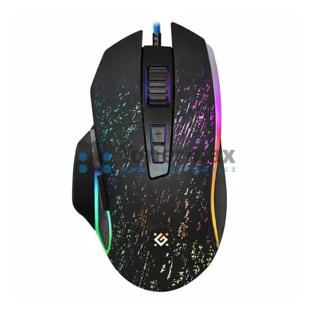 Optická herní myš Defender Syberia GM-680L, drátová, 3200 DPI, USB, černá