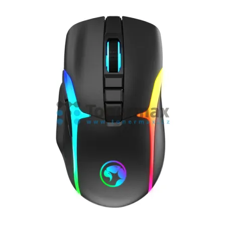 Optická herní myš Marvo M729W PRO, bezdrátová, 8000 DPI, USB, černá