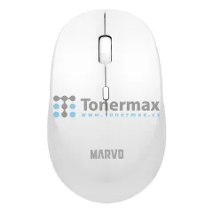 Optická myš Marvo WM103WH, bezdrátová, 1600 DPI, USB, bílá