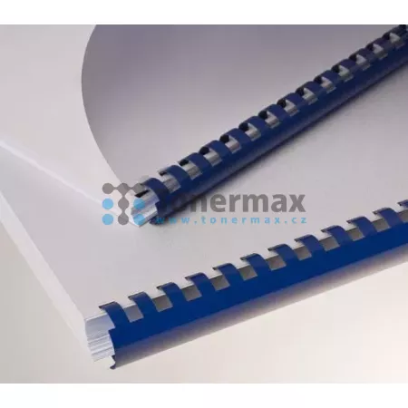 Plastové hřbety pro kroužkovou vazbu 32 mm, modré, 50 ks