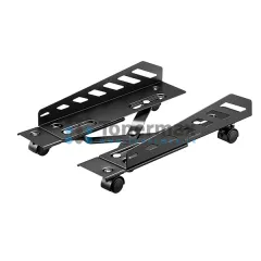 Pojízdný stojan na PC Ultradesk CRITTER – ocelový, černý