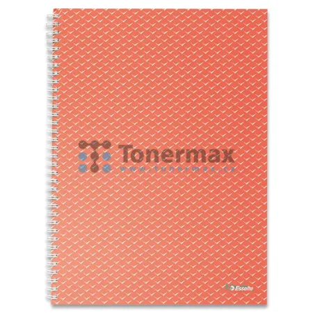 Poznámkový blok Esselte Colour Breeze A4, linkovaný, 80 listů, 80 g/m2, korálový