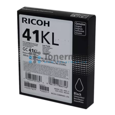 Cartridge Ricoh GC-41KL, GC41KL, 405765