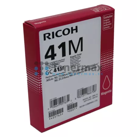 Cartridge Ricoh GC-41M, GC41M, 405763