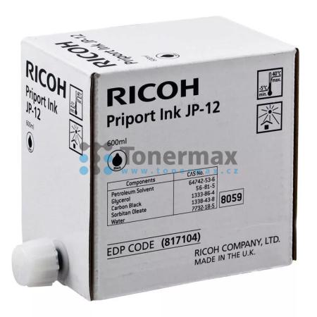Ricoh Priport Ink JP-12, 817104, originální cartridge pro tiskárny Ricoh Priport DX3240, Priport DX 3240, Priport DX3440, Priport DX 3440, Priport JP1210, Priport JP 1210, Priport JP1215, Priport JP 1215, Priport JP1250, Priport JP 1250, Priport JP1255, P
